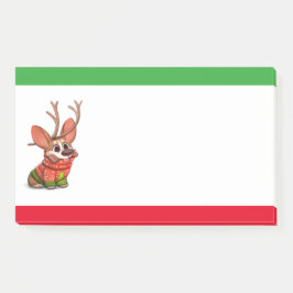 Corgi Dog Weihnachten Post-it Klebezettel