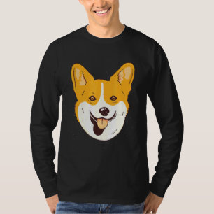 Corgi Dogs Face Puppy Pet Owner Dog T-Shirt