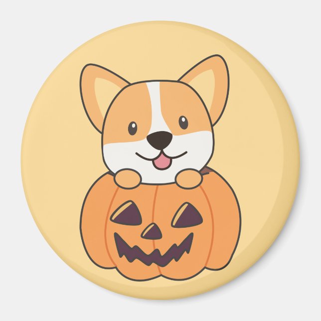 Corgi En Chiens Citrouilles Cutes Joyeux Aimant Ha (Devant)