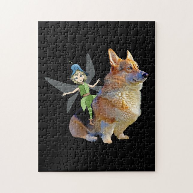 Corgi & Fairy - Funny Pembroke Welsh Corgi (Vertikal)