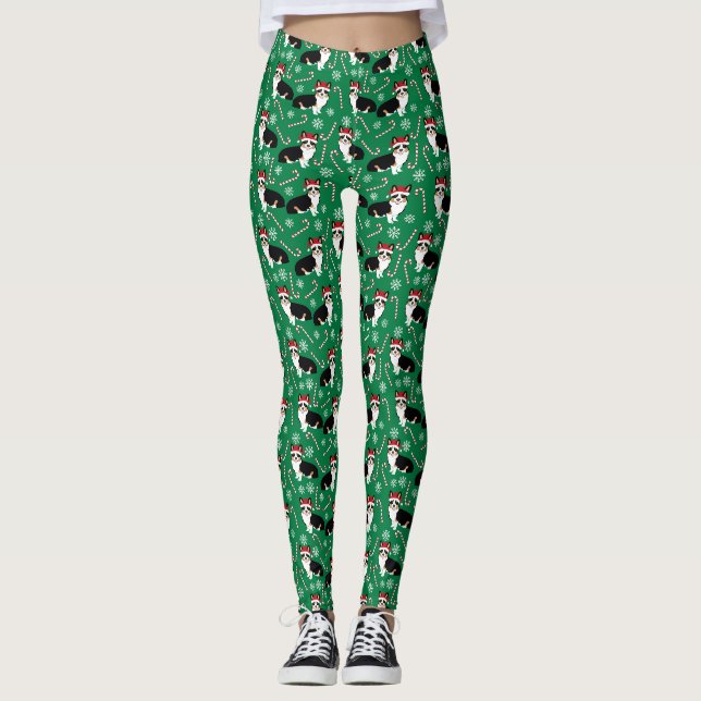 Corgi-farbene Leggings (Vorderseite)