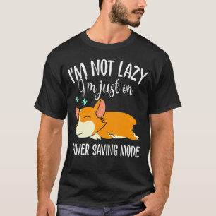 Corgi fauler schlafender Hund T-Shirt