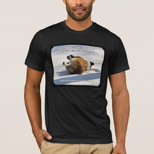 Corgi FEHLER T-Shirt (Vorderseite)
