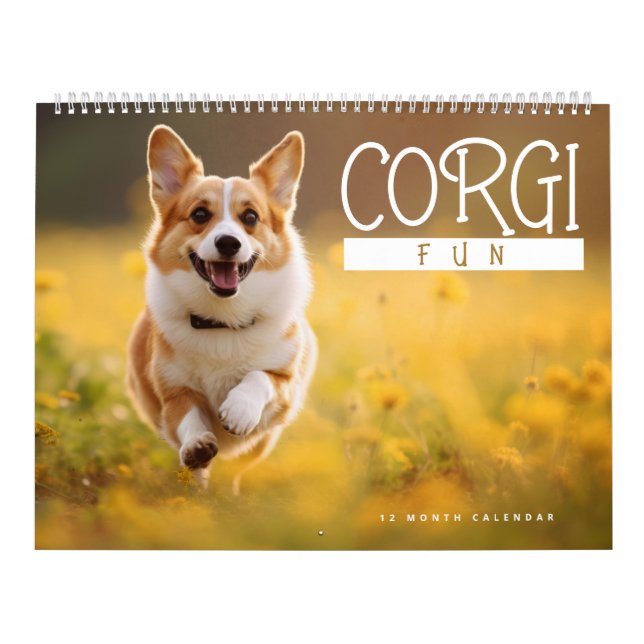 Corgi Fun Kalender (Titelbild)