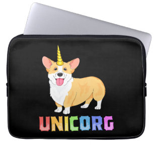 Corgi für Kinder Mädchen Unicorg Einhorn Corgicorn Laptopschutzhülle