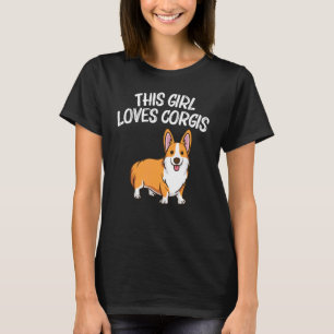 Corgi für Mädchen Kinder Walisischer Korgi Hund Ti T-Shirt
