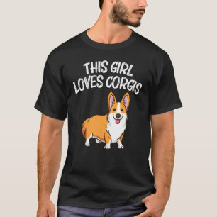Corgi für Mädchen Kinder Welsh Corgi Hund Tier 1 T-Shirt