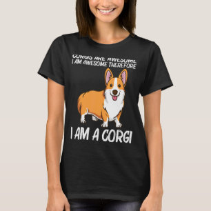 Corgi für Männer Frauen Walisischer Korgi Hund Tie T-Shirt