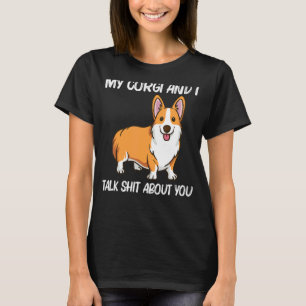 Corgi für Männer Frauen Walisischer Korgi Hund Tie T-Shirt