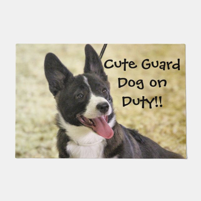 Corgi Fußmatte (Vorderseite)