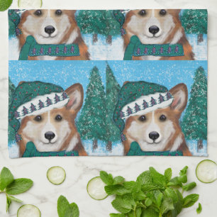 Corgi Geschirrtuch