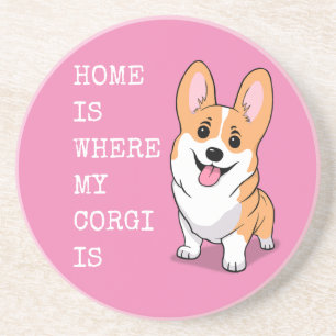 Corgi Getränkeuntersetzer