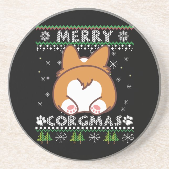 Corgi Getränkeuntersetzer (Vorne)