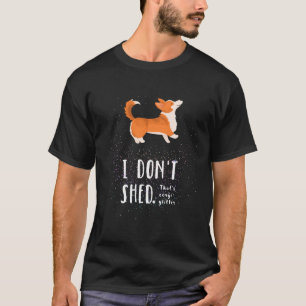 Corgi Glitter Pembroke Welsh Corgi   T-Shirt