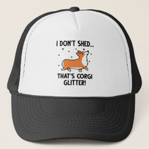 Corgi Glitzer Truckerkappe