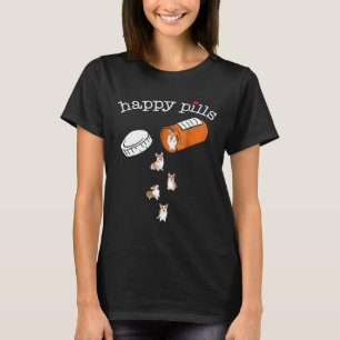 Corgi Glückspillen T-Shirt