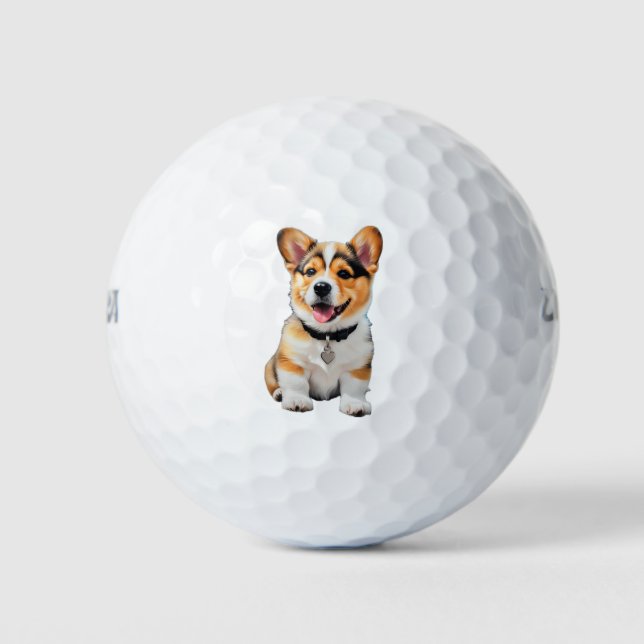 Corgi Golf Balls Golfball (Vorderseite)