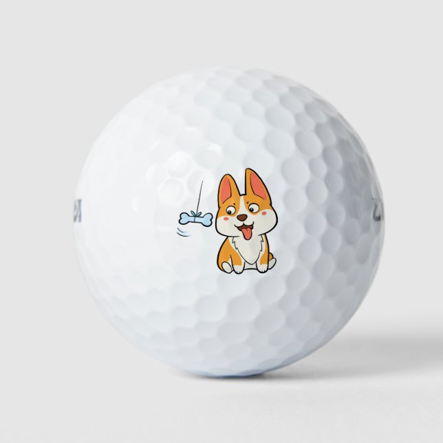 Corgi Golfball (Vorderseite)