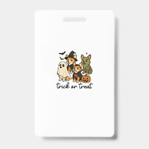 Corgi Halloween-Kostüm Ausweis