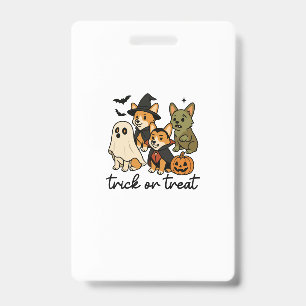 Corgi Halloween-Kostüm  Ausweis