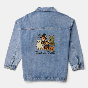 Corgi Halloween Kostüm Jeansjacke