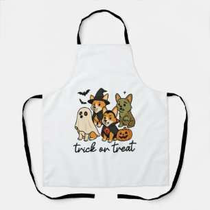 Corgi Halloween-Kostüm Schürze