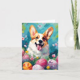 Corgi Happy Oaster Karte