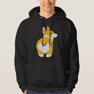 Corgi Heart Hintern Hoodie