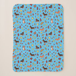 Corgi Herbstlaubs Aquamarin Sherpadecke