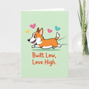 Corgi-Herzen lieben hohe Karten
