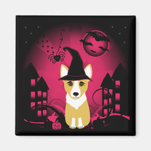 Corgi-Hexe Magnet