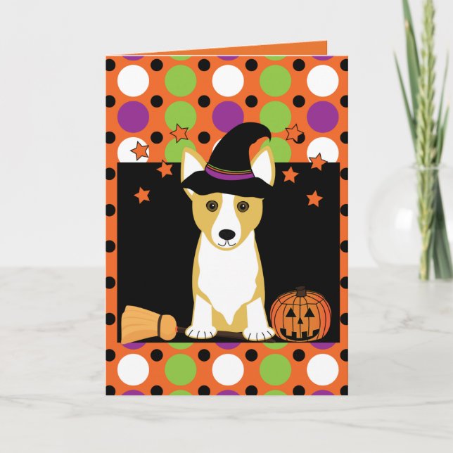 Corgi-Hexenkarte Karte (Vorderseite)