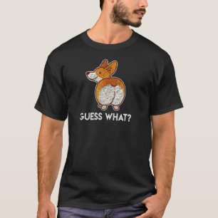 Corgi Hintern Errate was Corgi Besitzer T-Shirt