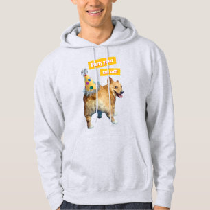 Corgi-Hintern-Geburtstagshut Hoodie