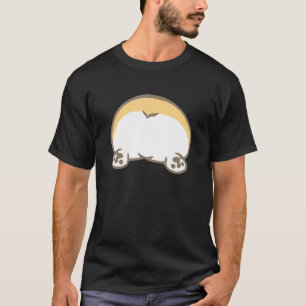 Corgi-Hintern-Halloween-Kostüm für Corgi T-Shirt