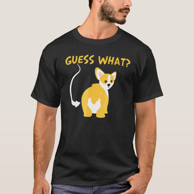 Corgi Hintern Hund Hund T-Shirt (Vorderseite)