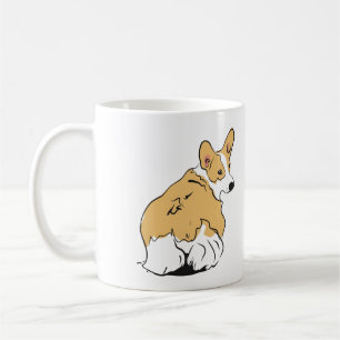 Corgi-Hintern Kaffeetasse