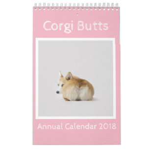 Corgi-Hintern-Kalender 2018 Kalender