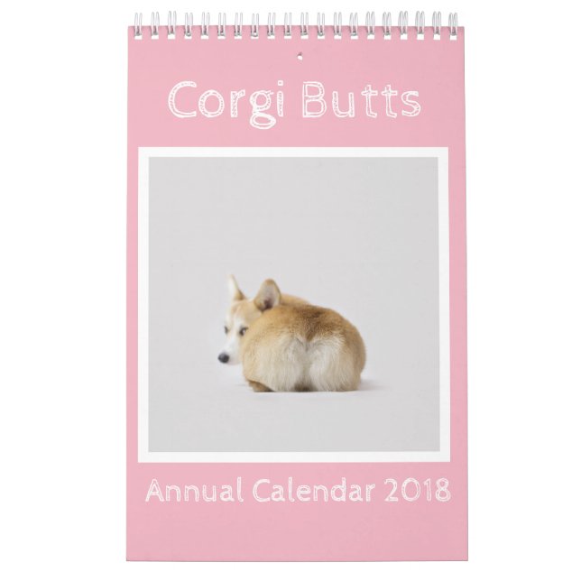 Corgi-Hintern-Kalender 2018 Kalender (Titelbild)