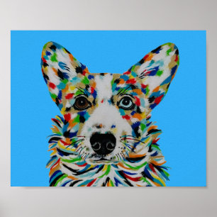 Corgi Hund Poster
