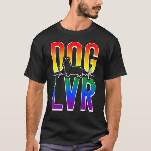 Corgi Hund Schwulen Stolz Idee T-Shirt