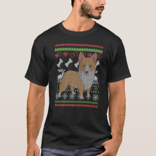 Corgi Hund Weihnachtsmann hässliches Weihnachtsmus T-Shirt