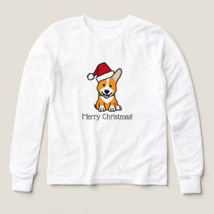 Corgi-Hund-Welpe Pembroke Welsh Weihnachten Santa-