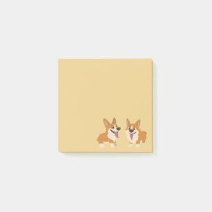 Corgi-Hunde Post-it Klebezettel
