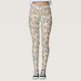 Corgi Hunde Yoga Lauf und Übung Leggings