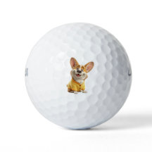 Corgi-Hundefan Golfbälle
