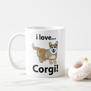 Corgi I Love Corgi Coffee Mug