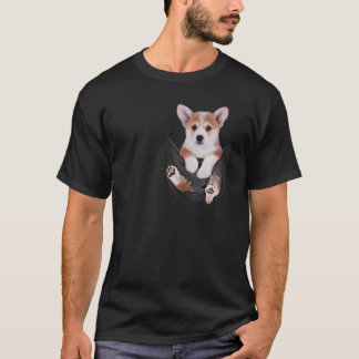 Corgi in Tasche T-Shirt