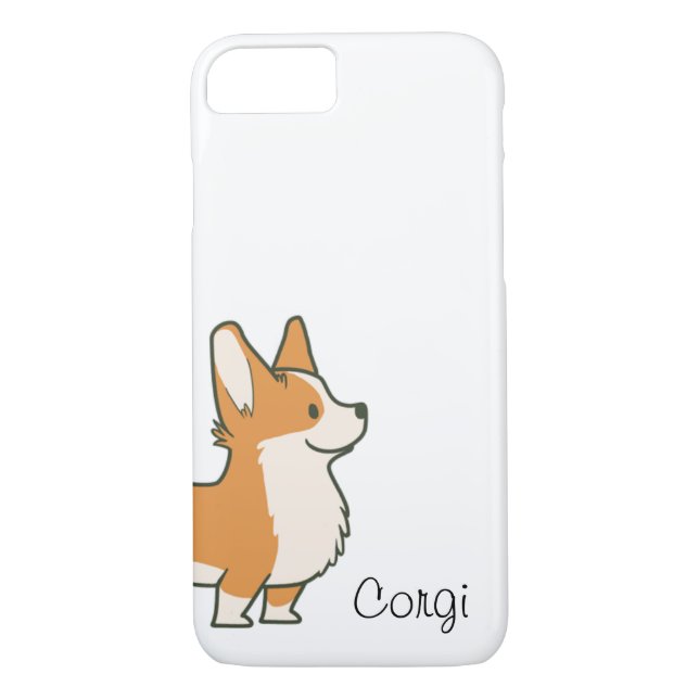 Corgi iPhone 7 Gehäuse Case-Mate iPhone Hülle (Rückseite)
