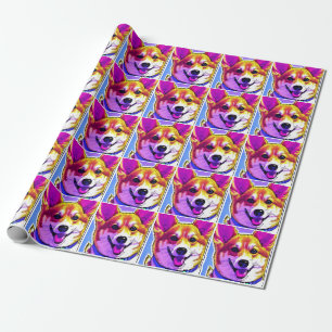 Corgi ist hell, fett geschenkpapier